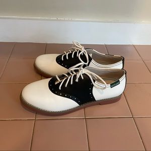 Eastland Sadie Oxford Shoes Black/White - Warn Once